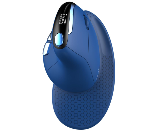 Delux Mysz Pionowa M618XSD BT+2.4G RGB (niebieska) M618XSD (Blue) - 744189 - zdjęcie 2